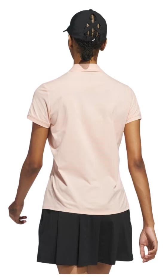 Adidas Ultimate365 Tour Twistknit damskie polo, powder coral