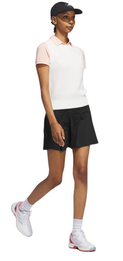 Adidas Ultimate365 Tour Twistknit damskie polo, powder coral