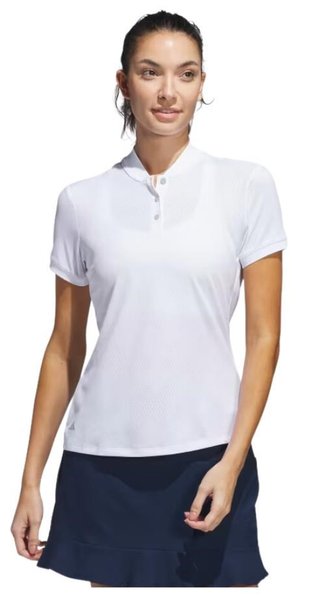 Adidas Ultimate365 Diamond Jacquard damskei polo, białe