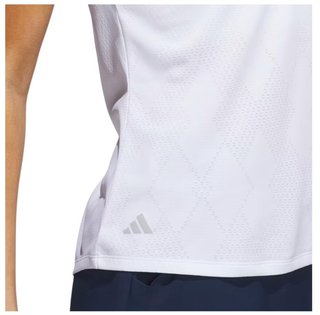Adidas Ultimate365 Diamond Jacquard damskei polo, białe