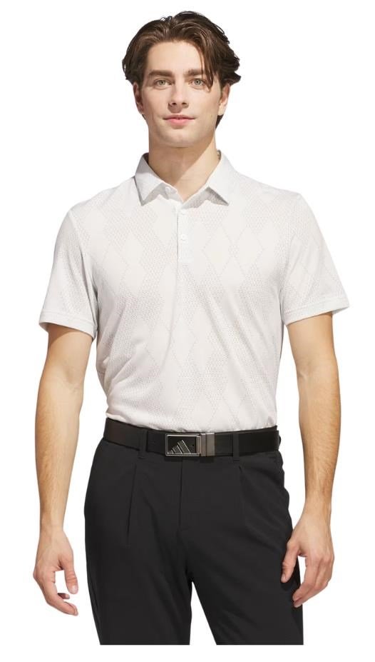 Adidas Ultimate365 Micro Texture męskie polo, białe