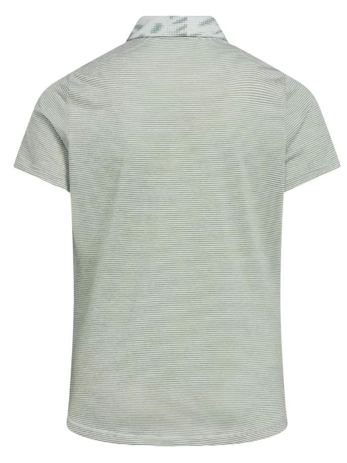 Adidas Ottoman Printed dziecięce polo, wonder silver/silver green