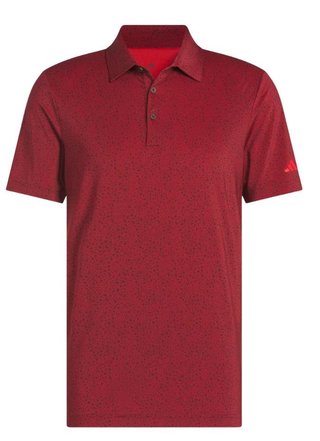 Adidas Ultimate365 Mini Bunker męskie polo, aurora ruby