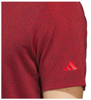 Adidas Ultimate365 Mini Bunker męskie polo, aurora ruby