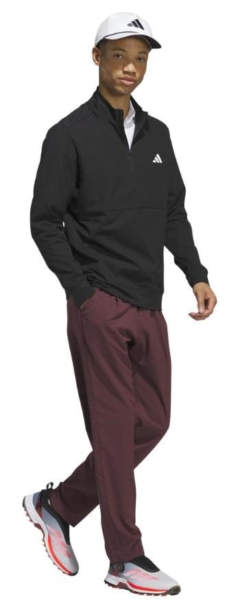 Adidas Tour 1/4-zip męska bluza, czarna