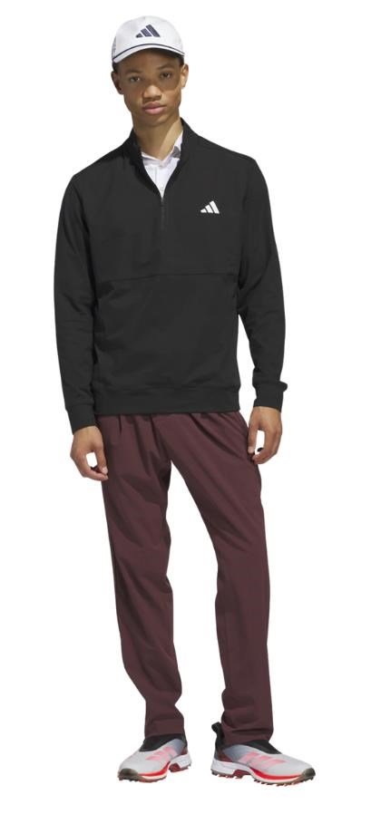 Adidas Tour 1/4-zip męska bluza, czarna