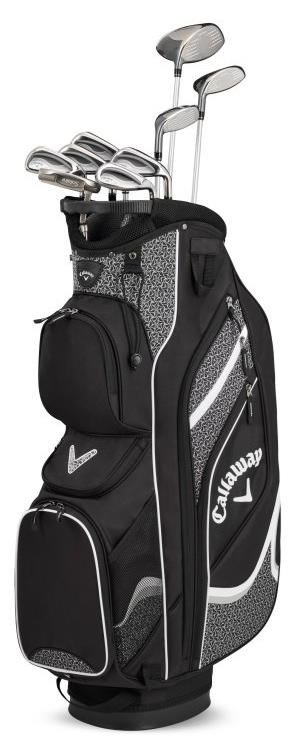 Callaway Solaire 10PC damski zestaw golfowy, czarny