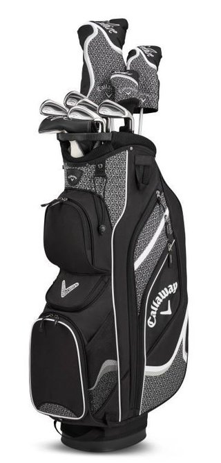 Callaway Solaire 10PC damski zestaw golfowy, czarny