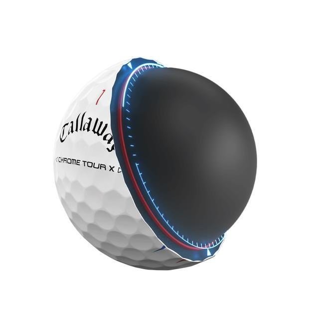 Callaway Chrome Tour X Triple Track piłki golfowe 2024 (48 piłek, 4 tuziny)