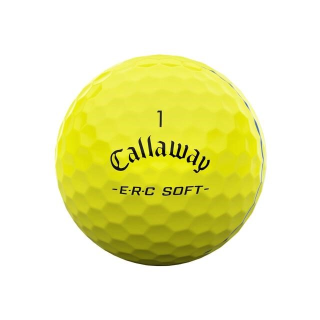 Callaway ERC Soft Triple Track piłki golfowe, żółte