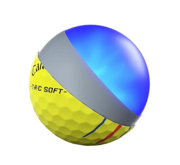 Callaway ERC Soft Triple Track piłki golfowe, żółte