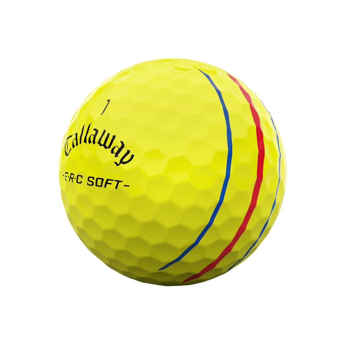 Callaway ERC Soft Triple Track piłki golfowe, żółte