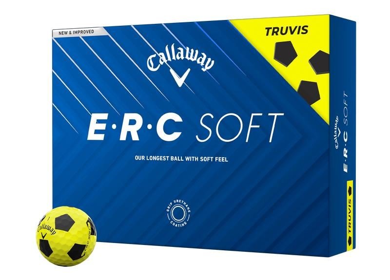 Callaway ERC Soft Truvis Yellow piłki golfowe, żółte
