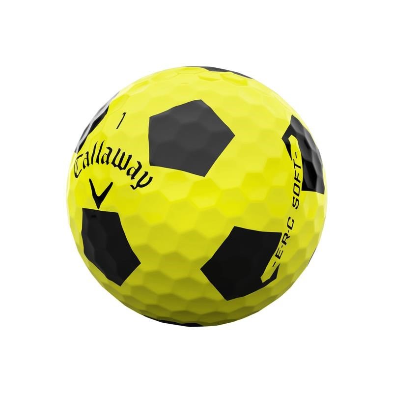 Callaway ERC Soft Truvis Yellow piłki golfowe, żółte