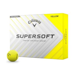 Callaway Supersoft piłki golfowe, żółte