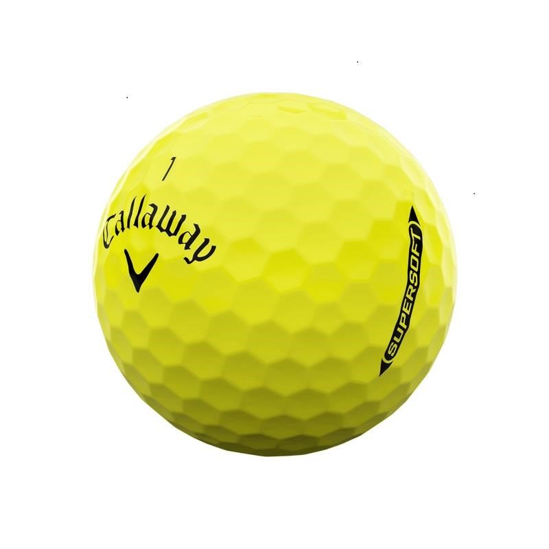 Callaway Supersoft piłki golfowe, żółte