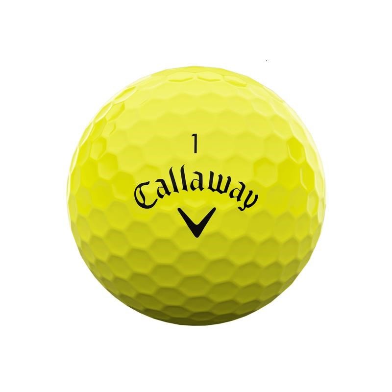 Callaway Supersoft piłki golfowe, żółte