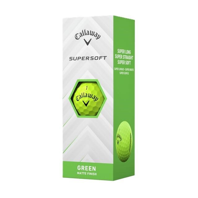 Callaway Supersoft piłki golfowe, zielone