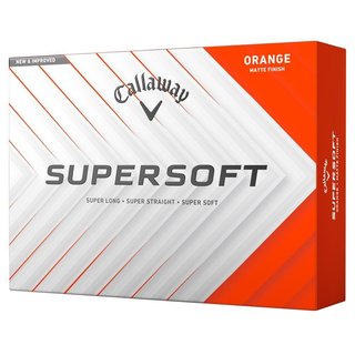 Callaway Supersoft piłki golfowe, pomarańczowe