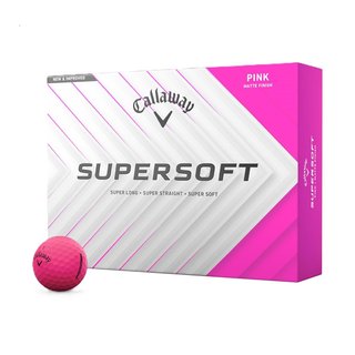 Callaway Supersoft piłki golfowe, różowe