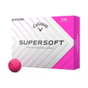 Callaway Supersoft piłki golfowe, różowe