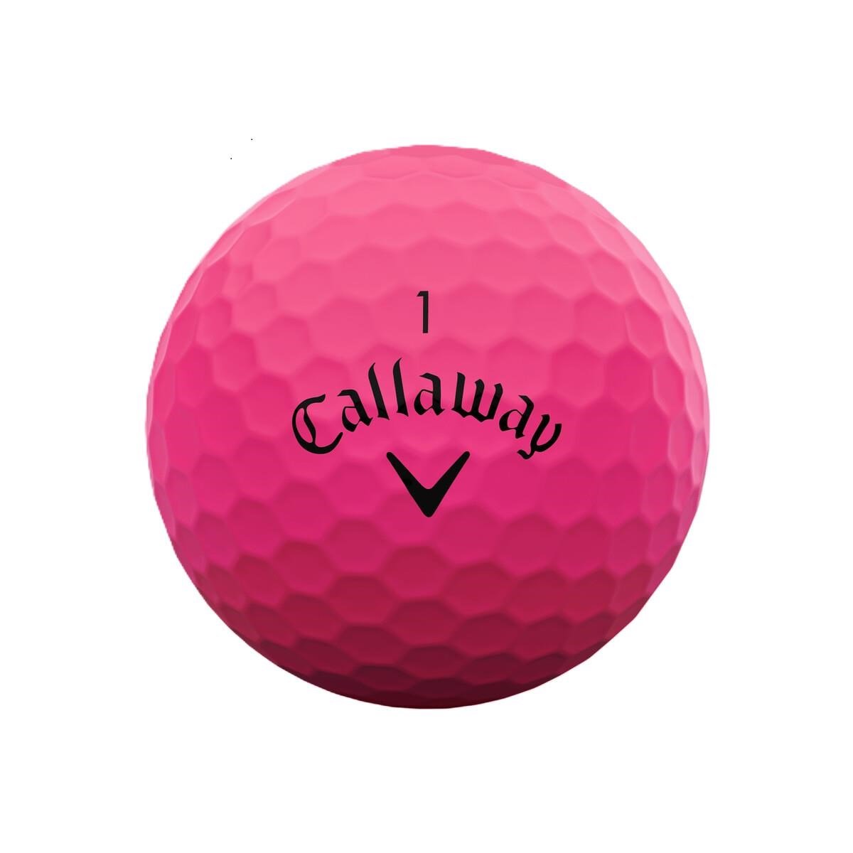 Callaway Supersoft piłki golfowe, różowe