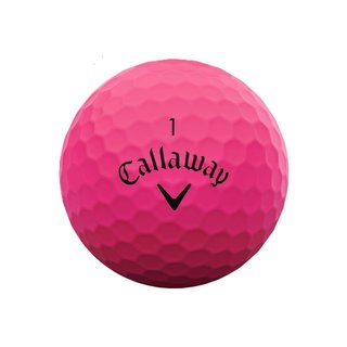 Callaway Supersoft piłki golfowe, różowe