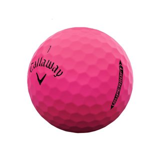 Callaway Supersoft piłki golfowe, różowe