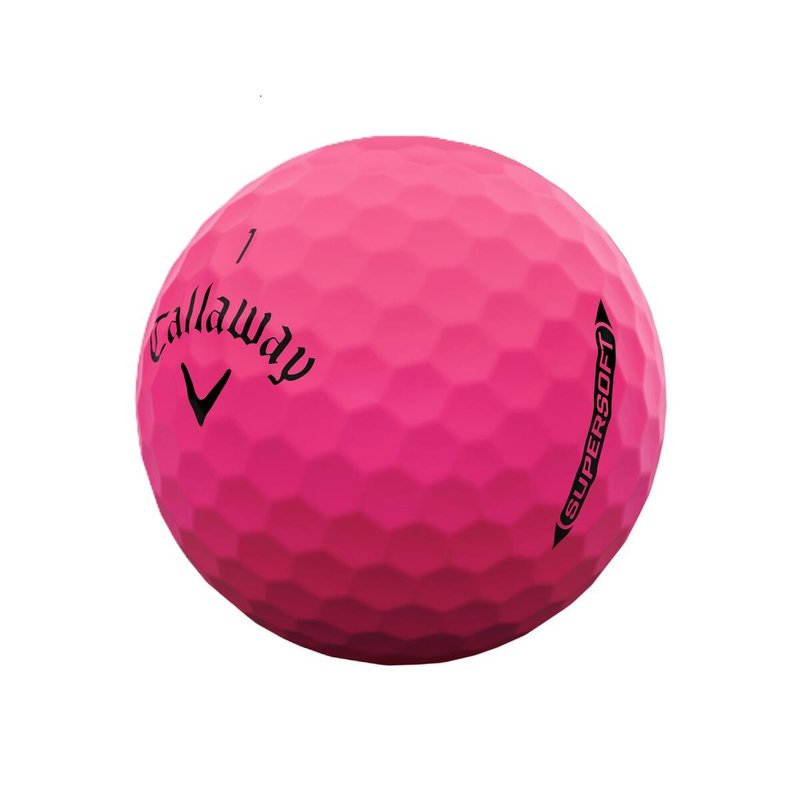 Callaway Supersoft piłki golfowe, różowe