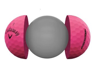 Callaway Supersoft piłki golfowe, różowe