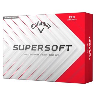 Callaway Supersoft piłki golfowe, czerwone