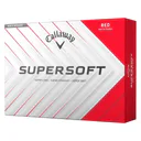 Callaway Supersoft piłki golfowe, czerwone