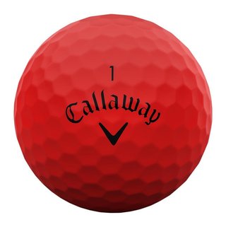 Callaway Supersoft piłki golfowe, czerwone