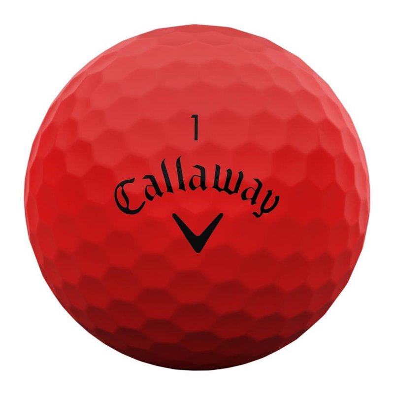 Callaway Supersoft piłki golfowe, czerwone