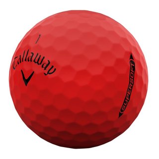 Callaway Supersoft piłki golfowe, czerwone