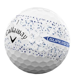 Callaway Supersoft Splatter 360 Blue piłki golfowe