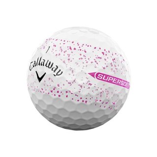 Callaway Supersoft Splatter 360 Pink piłki golfowe