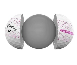 Callaway Supersoft Splatter 360 Pink piłki golfowe