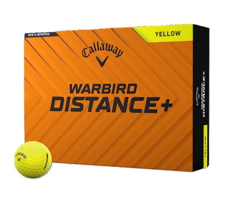 Callaway Warbird Distance+ piłki golfowe, żółte