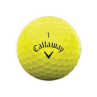 Callaway Warbird Distance+ piłki golfowe, żółte