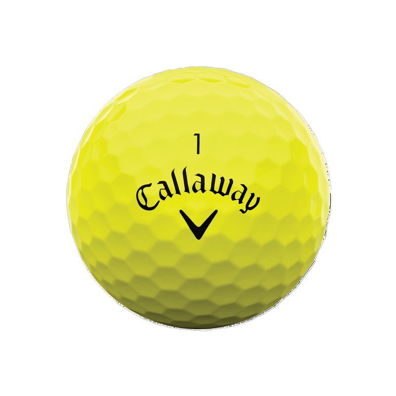 Callaway Warbird Distance+ piłki golfowe, żółte