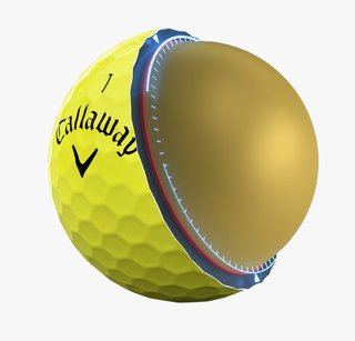 Callaway Warbird Distance+ piłki golfowe, żółte