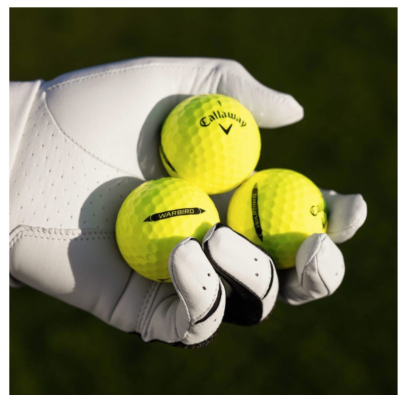 Callaway Warbird Distance+ piłki golfowe, żółte