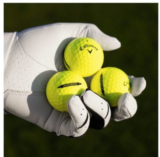Callaway Warbird Distance+ piłki golfowe, żółte