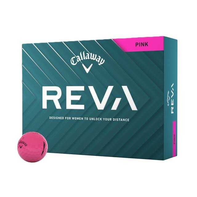 Callaway REVA piłki golfowe, różowe