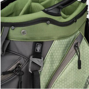 Callaway Chase 14 cart bag, biało/srebrno/pomarańczowy