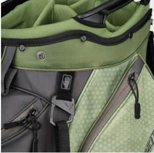 Callaway Chase 14 cart bag, biało/srebrno/pomarańczowy