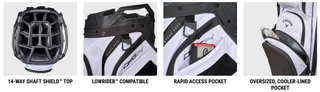 Callaway ORG 14 HD cart bag, czarno/różowy