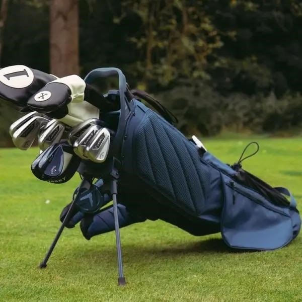 Callaway Carry+ stand bag, granatowo/biało/czerwony