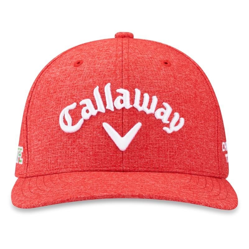 Callaway Performance Pro męska czapka z daszkiem, heather/czerwona